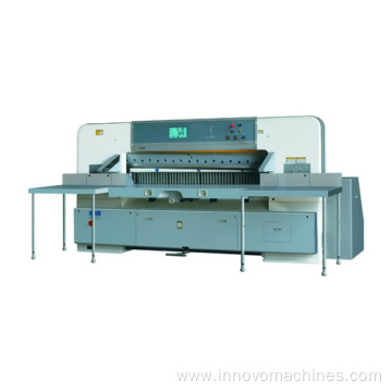 Innovo Digital display double worm wheel double guide paper cutting machine